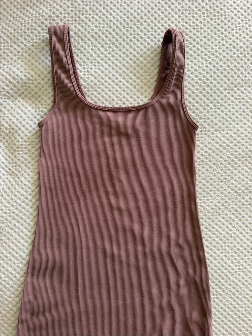 Abercrombie & Fitch Sleeveless Mauve Tank Maxi Dress